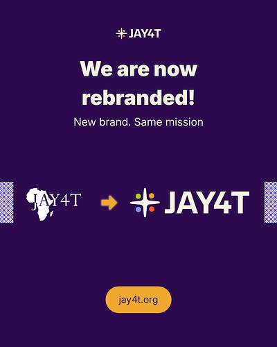 JAY4T Rebrand poster