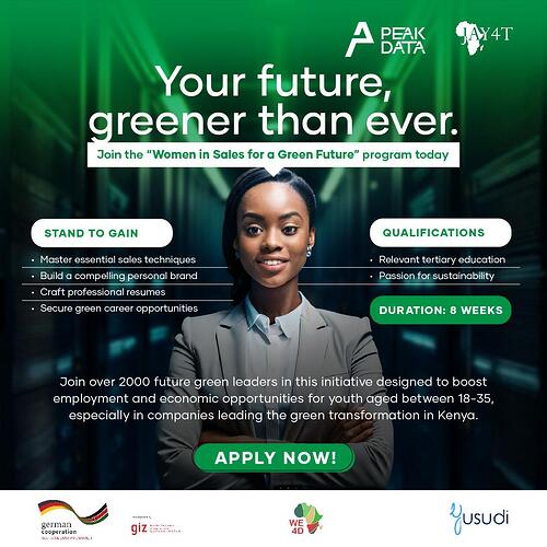 Women in Sales for a Green Future